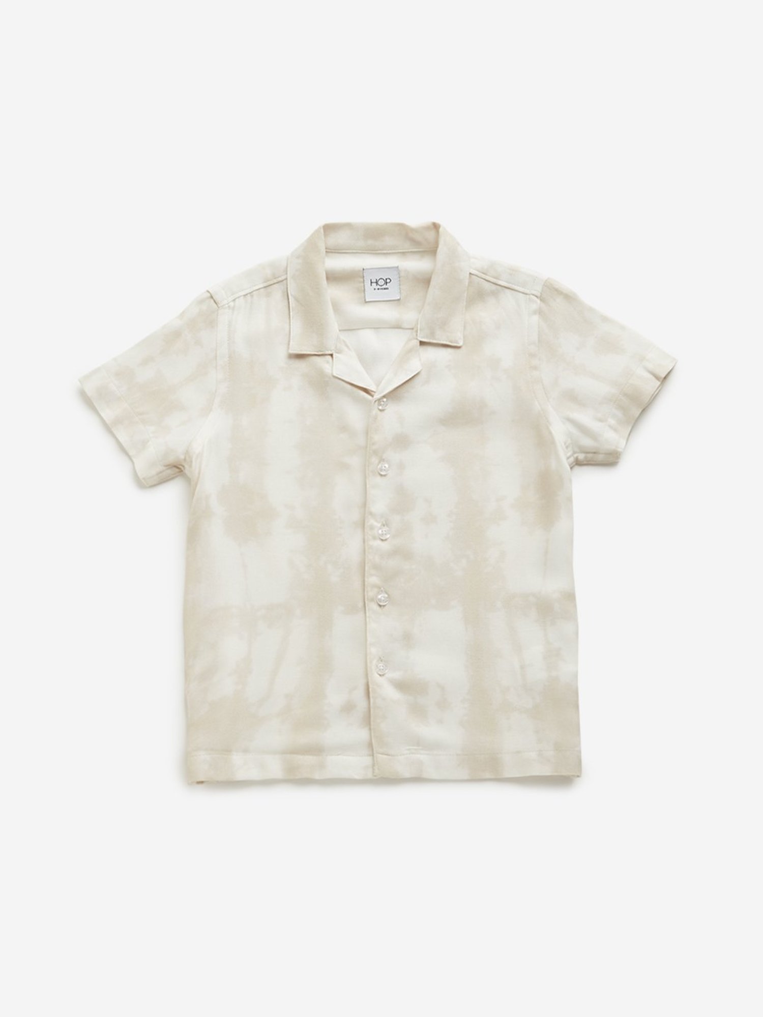HOP Kids by Westside Off-White Abstract Shirt