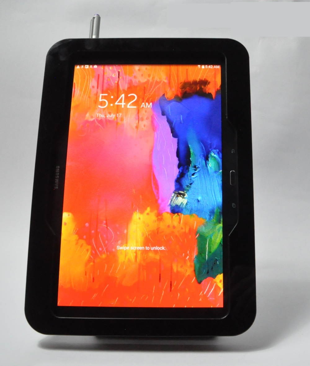 Samsung Galaxy Tab Pro 12.2 & Note Pro 12.2 Black Acrylic Desktop Stand for Store Display, Show Display, Kiosk, POS