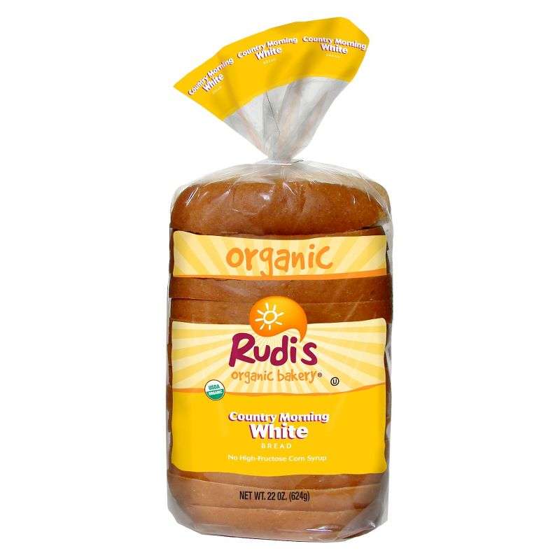 Rudi's Organic Country Morning White Bread - 22oz