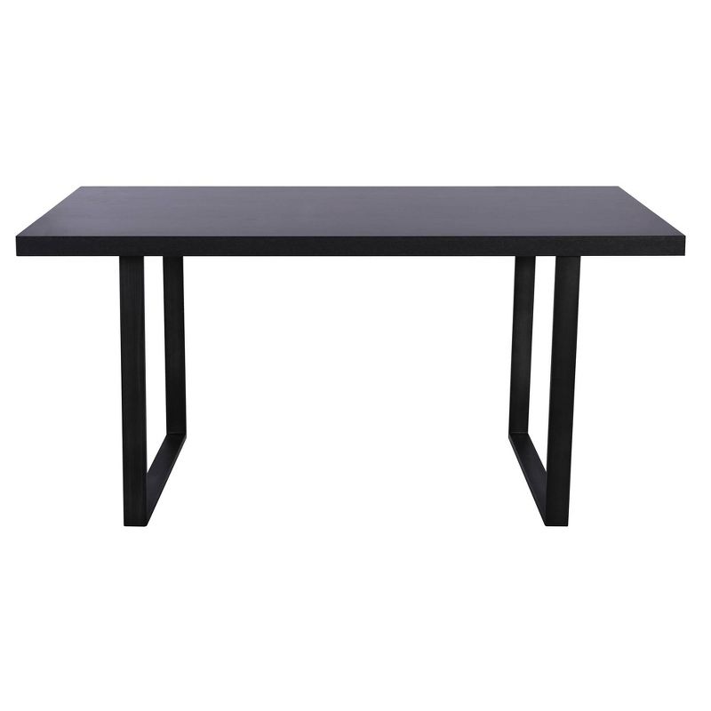 Dalak Contemporary Dining Table Gray/Black - Modern Home