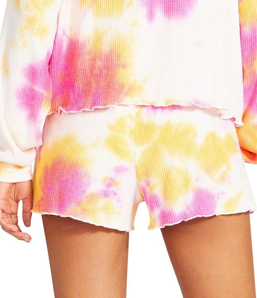 BB Dakota by Steve Madden Chi Chi Tie-Dye Drawstring Shorts