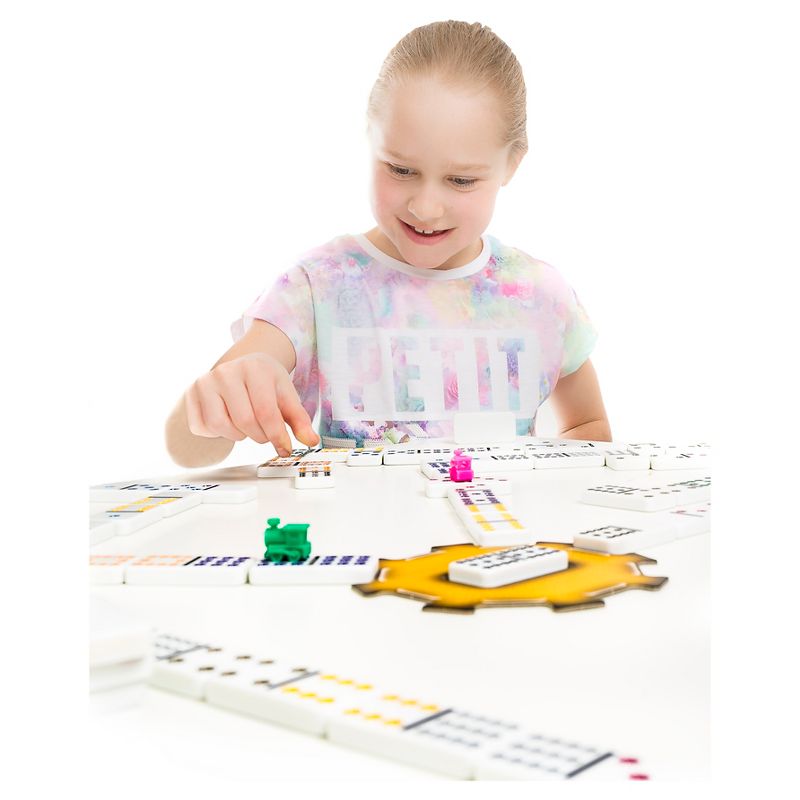 Mexican Train in Tin Box Dominoes Game