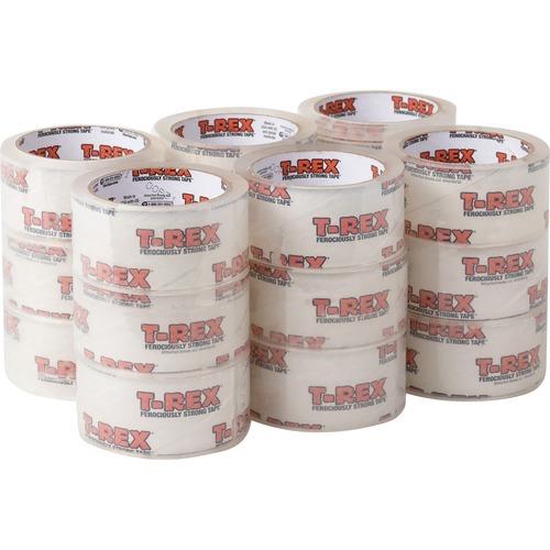 T-REX Packaging Tape 1.88" x 35 yds Crystal Clear 18/Pack 285724