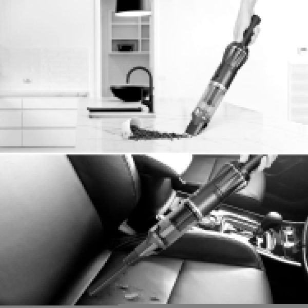 MOOSOO Pro K12 Handheld Vacuum Cordless Stick  Vacuum Long Runtime Detachable Battery, Extra Large Dustbin, Powerful Brushless Motor, Ultra Quiet Lightweight, High Efficiency Filtration ?for Home