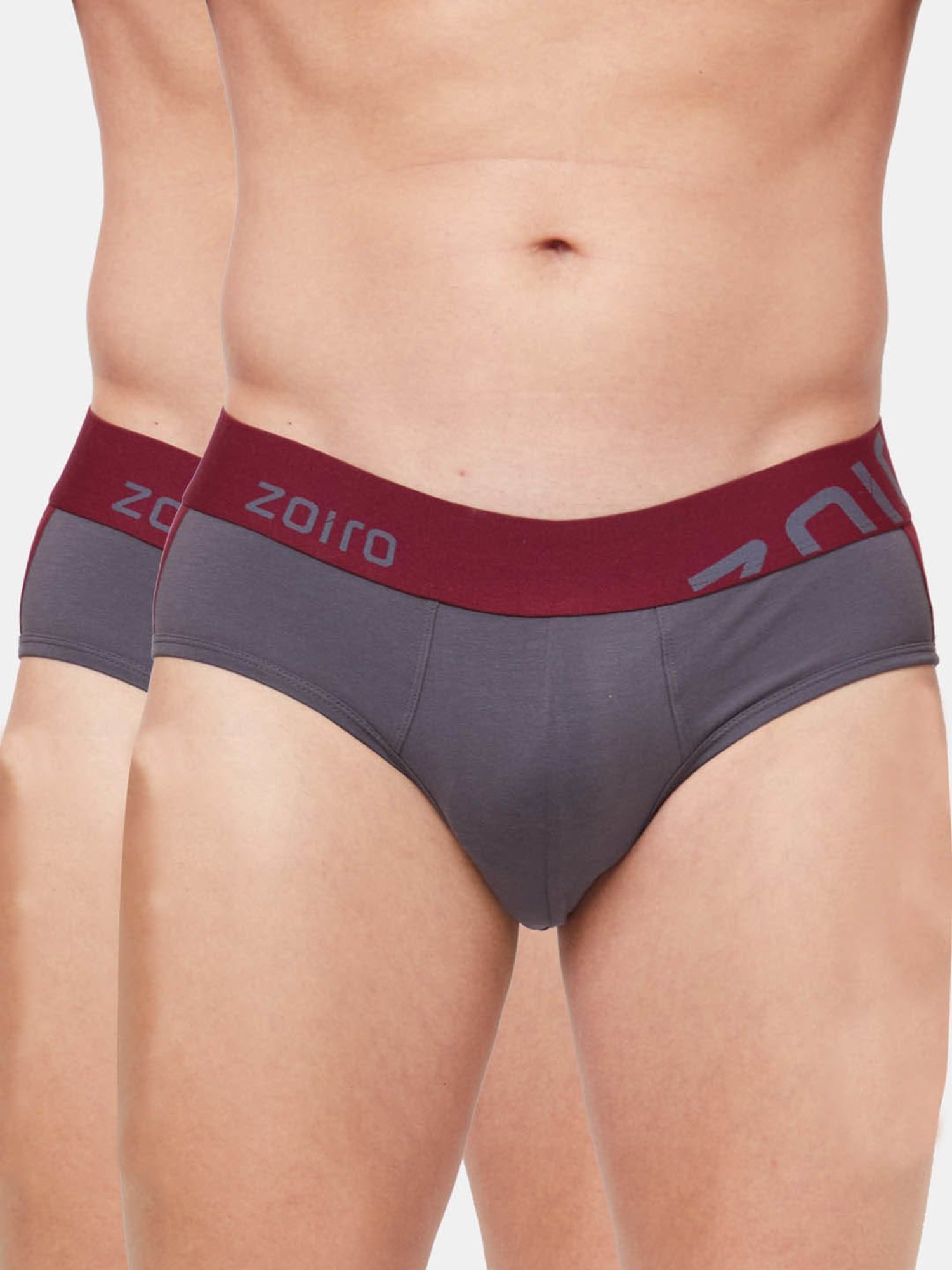 Zoiro Nine Iron Regular Fit Briefs - Pack Of 2