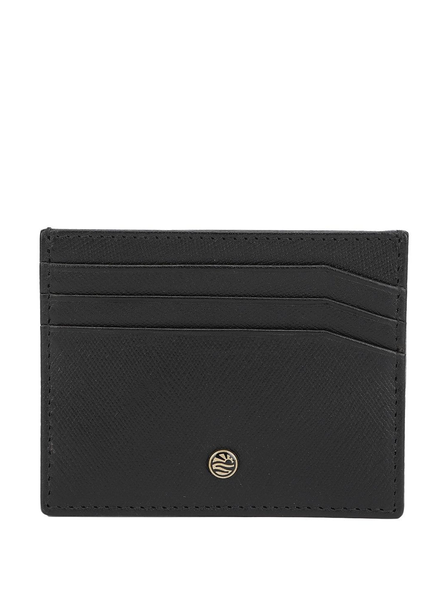 PERQUISITE CENTURION Black Solid Card Holder
