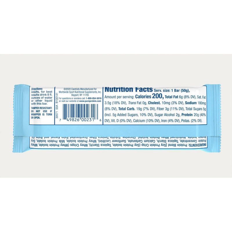 Pure Protein Bar - Marshmallow Crispy Treat - 6ct
