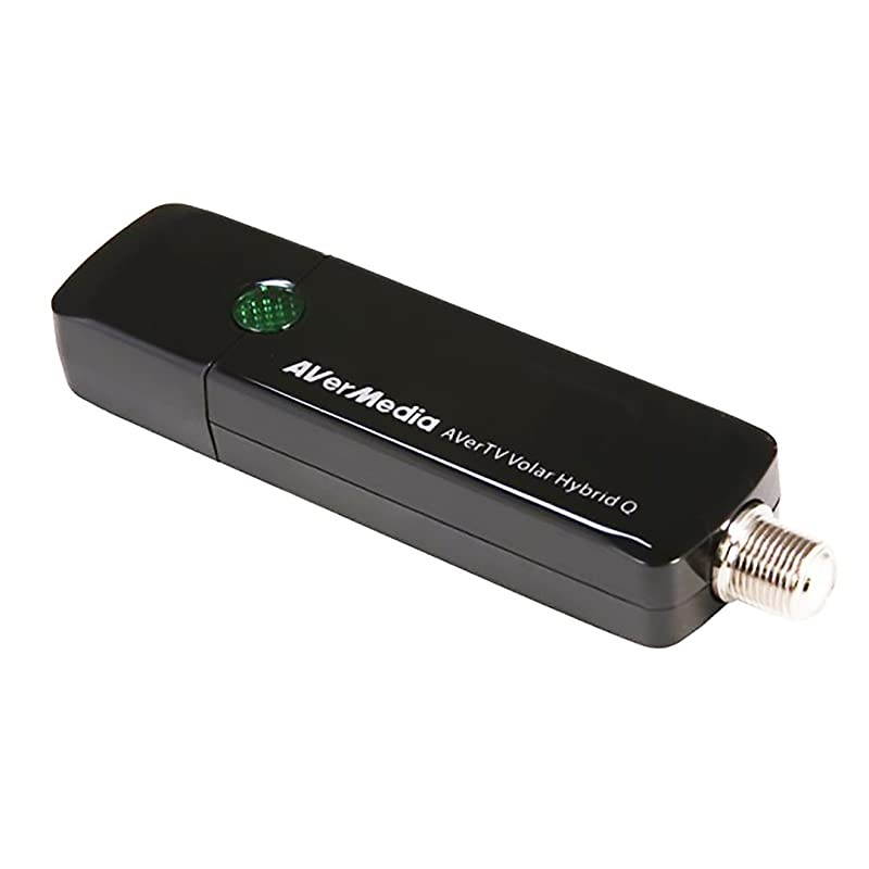 AVerTV Volar Hybrid Q USB TV Tuner ATSC Clear QAM HDTV FM Radio Supports Windows Android TV 70 or above H837