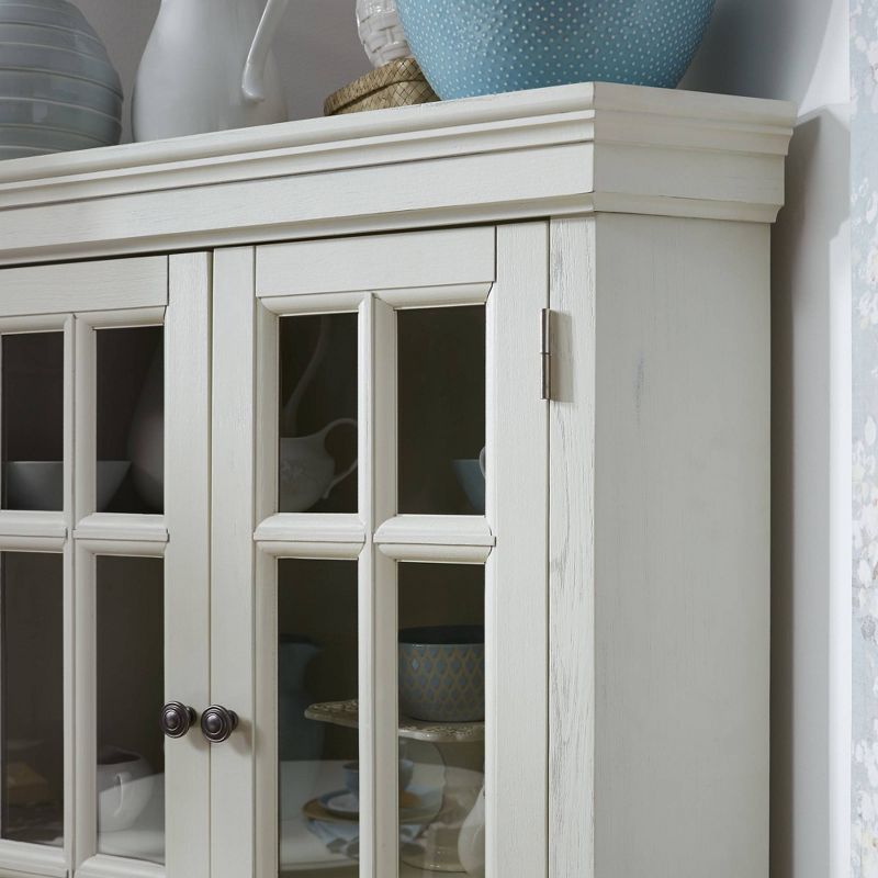 Seaside Lodge Corner Cabinet White - Home Styles