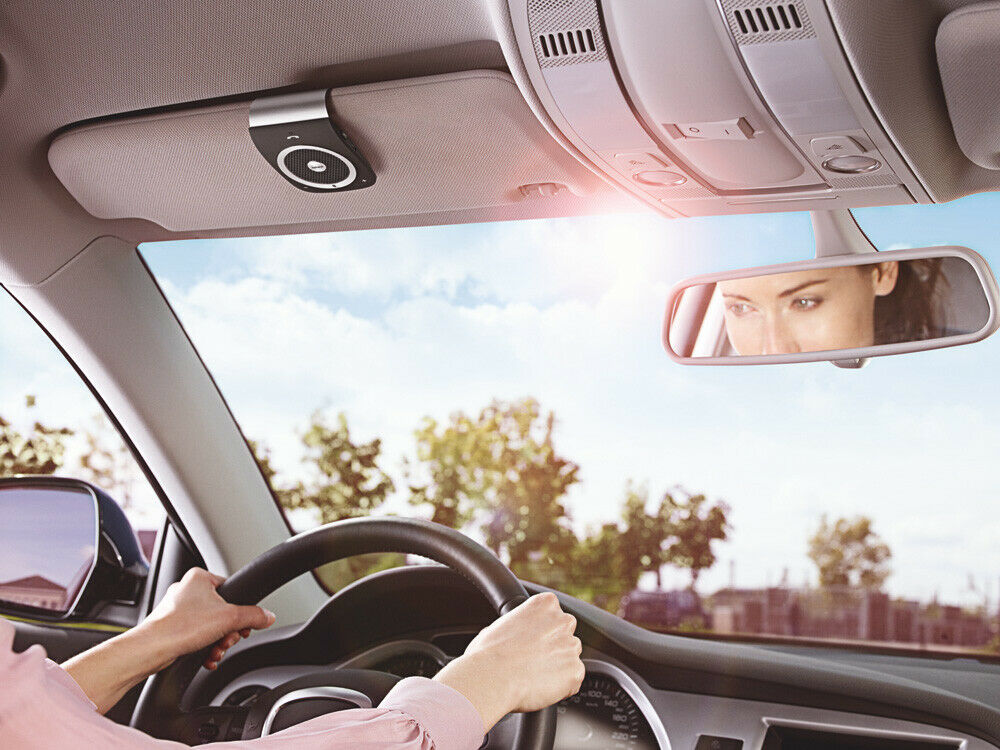 Jabra Tour Bluetooth In-Car Speaker for Music and Calls Black NEW