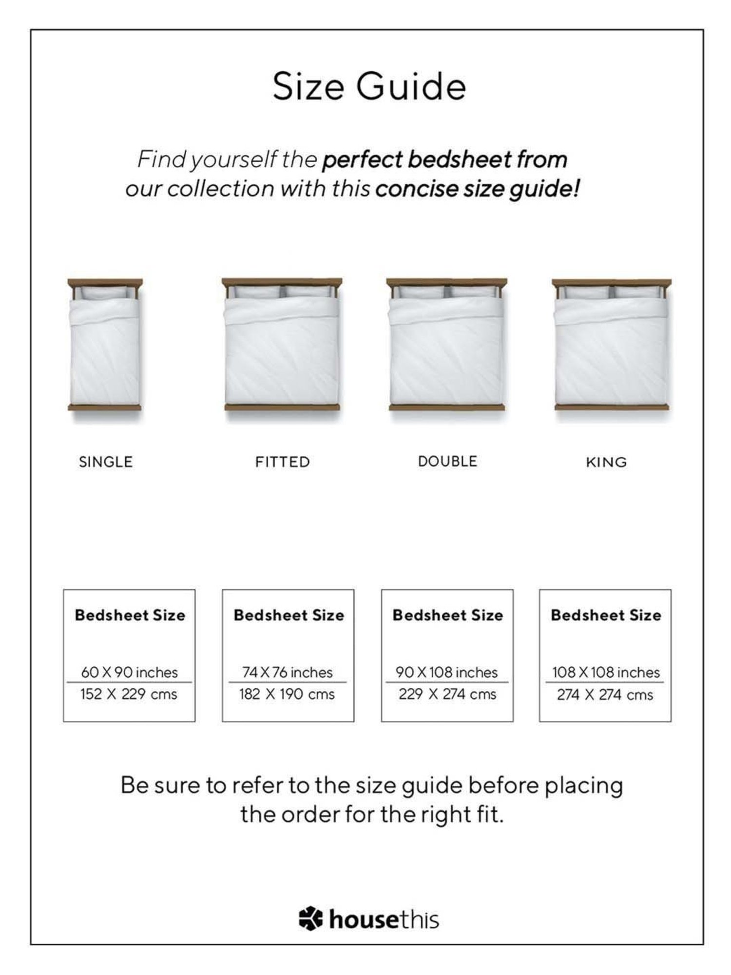 House This Gamathi Rust Cotton 144 TC Single Size Bedsheet With Pillow Covers