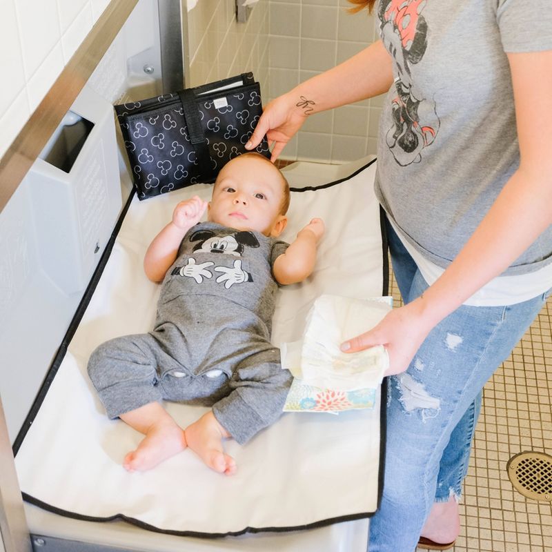 Disney Baby by J.L Childress Full Body Changing Pad Mickey - Black