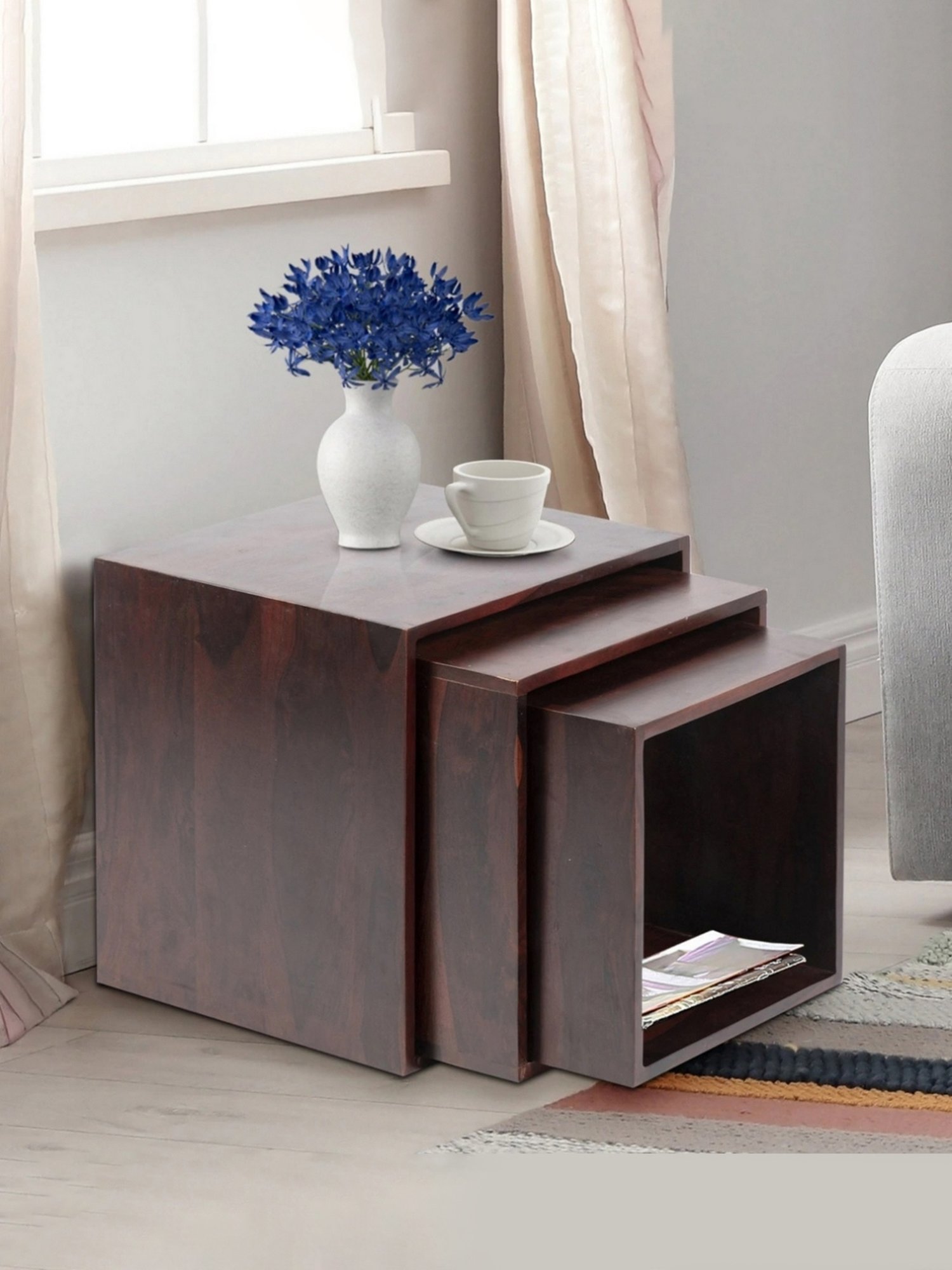 Artisans Rose Vote Hand-painted Multicolor Iron Ballot Box