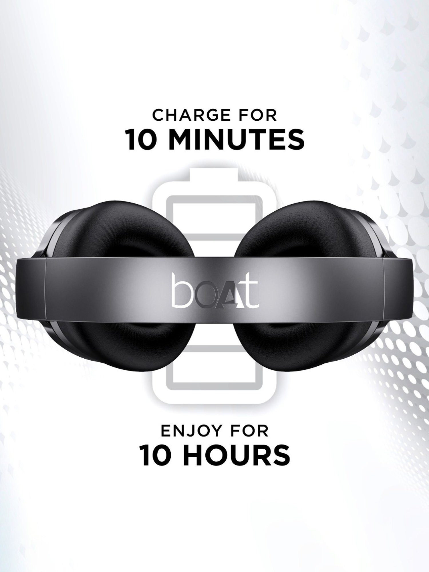 Boat Nirvanaa 751 ANC Hybrid Over Ear BT Headphone with Active Noise Cancellation (Gunmetal Grey)