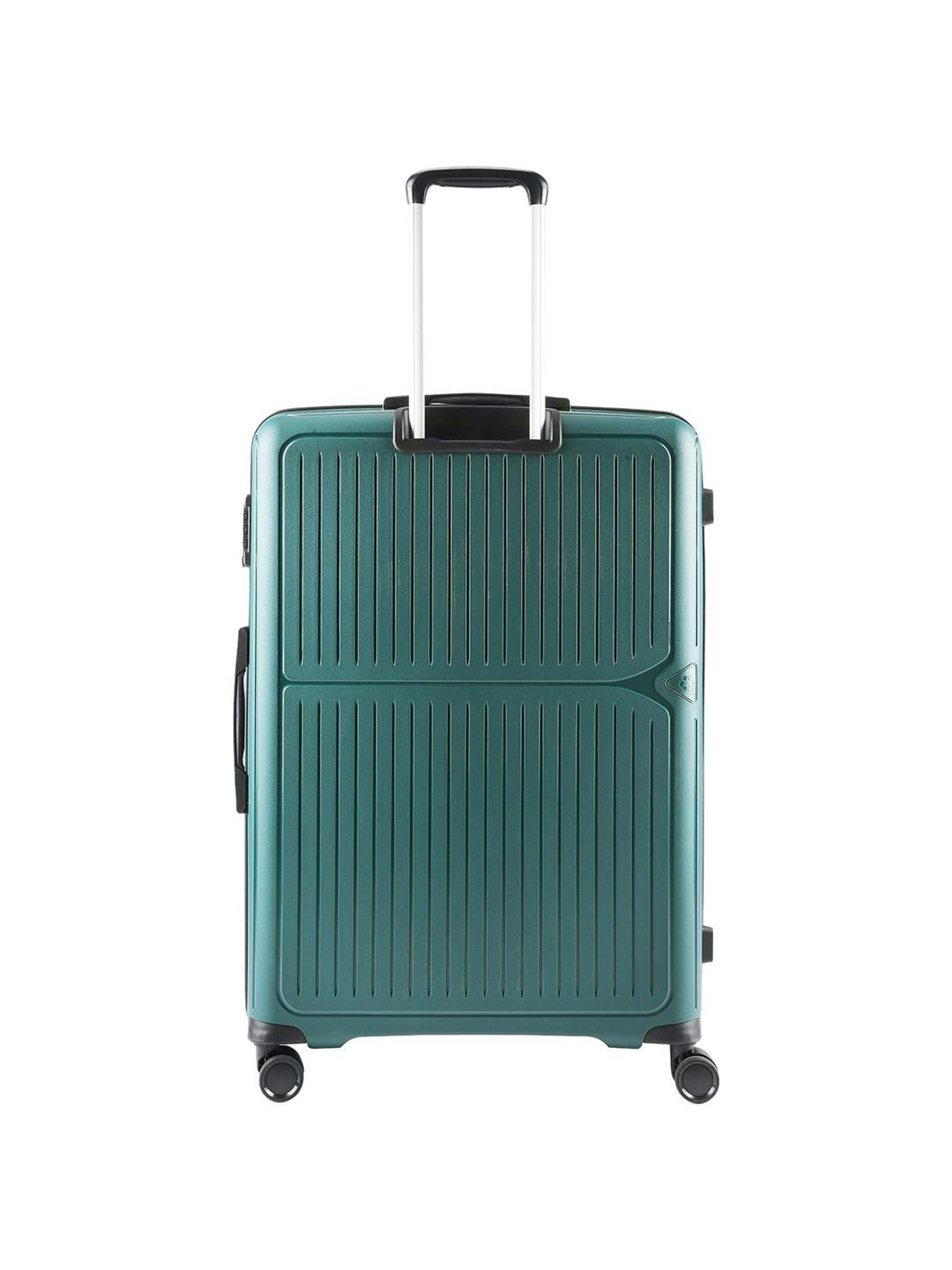 Aristocrat Green Textured Hard Large Trolley Bag - 33 cm
