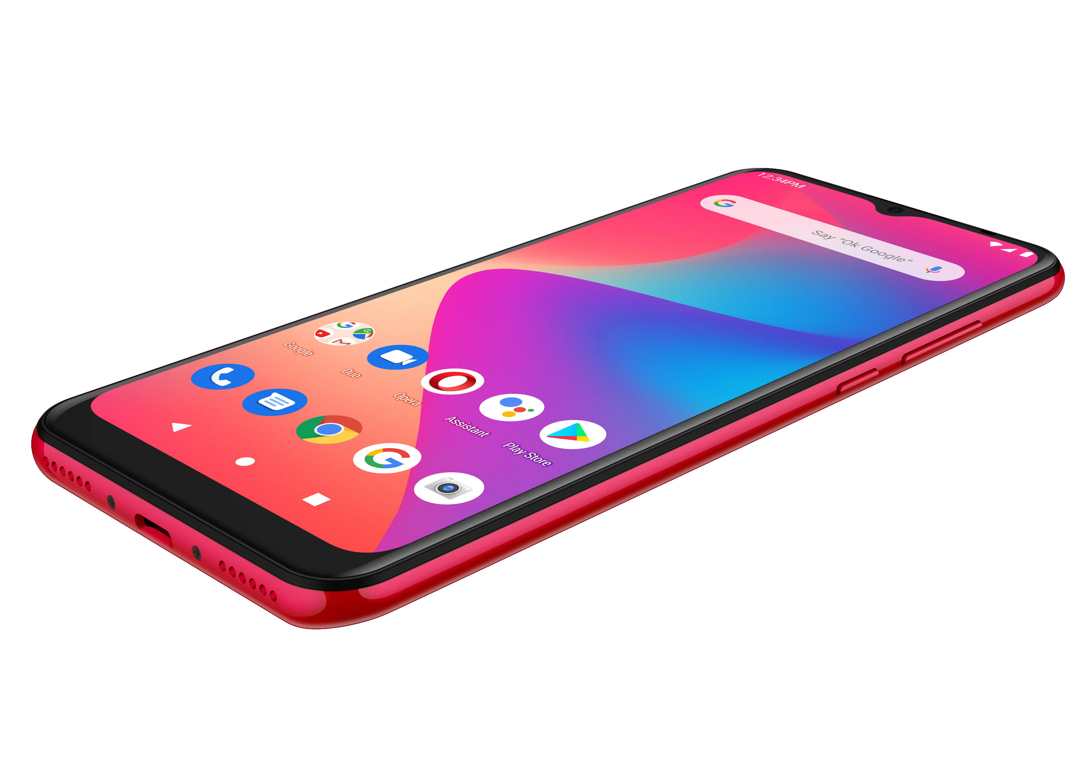 BLU G50 Mega G0390WW 32GB GSM Unlocked Android Smart Phone - Red