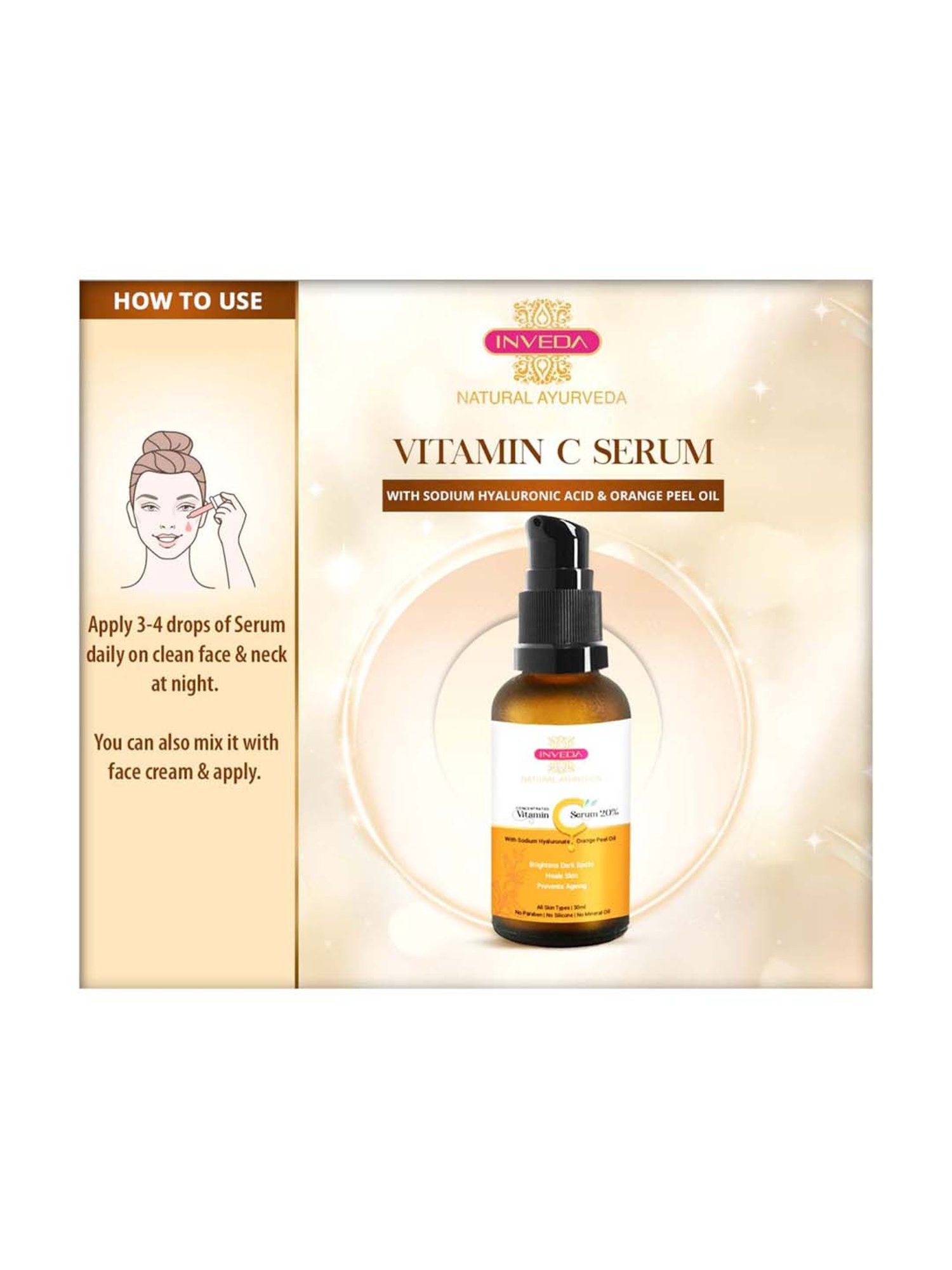 INVEDA Concentrated Vitamin C Serum 20% - 30 ml