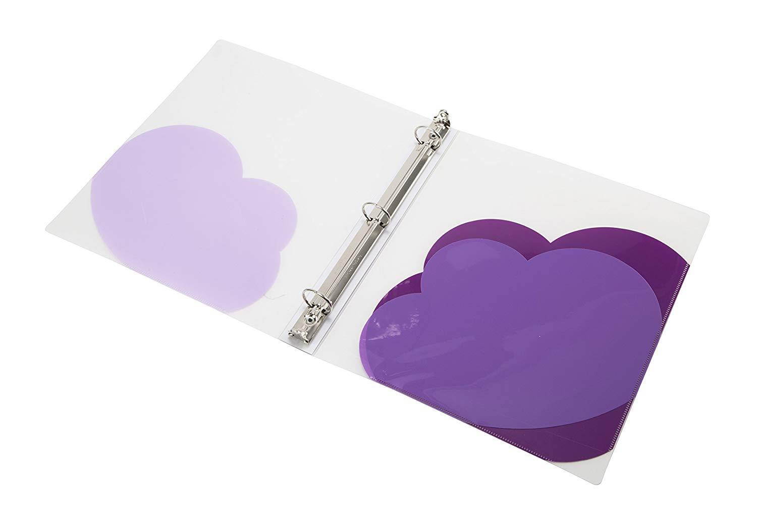 Filexec Products Cloud, Ring Binder, 1", Pack of 4 (50493-6457)