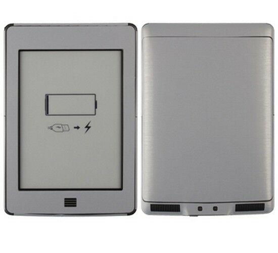 Skinomi Brushed Aluminum e-Reader Cover+Screen Protector for Amazon Kindle Touch