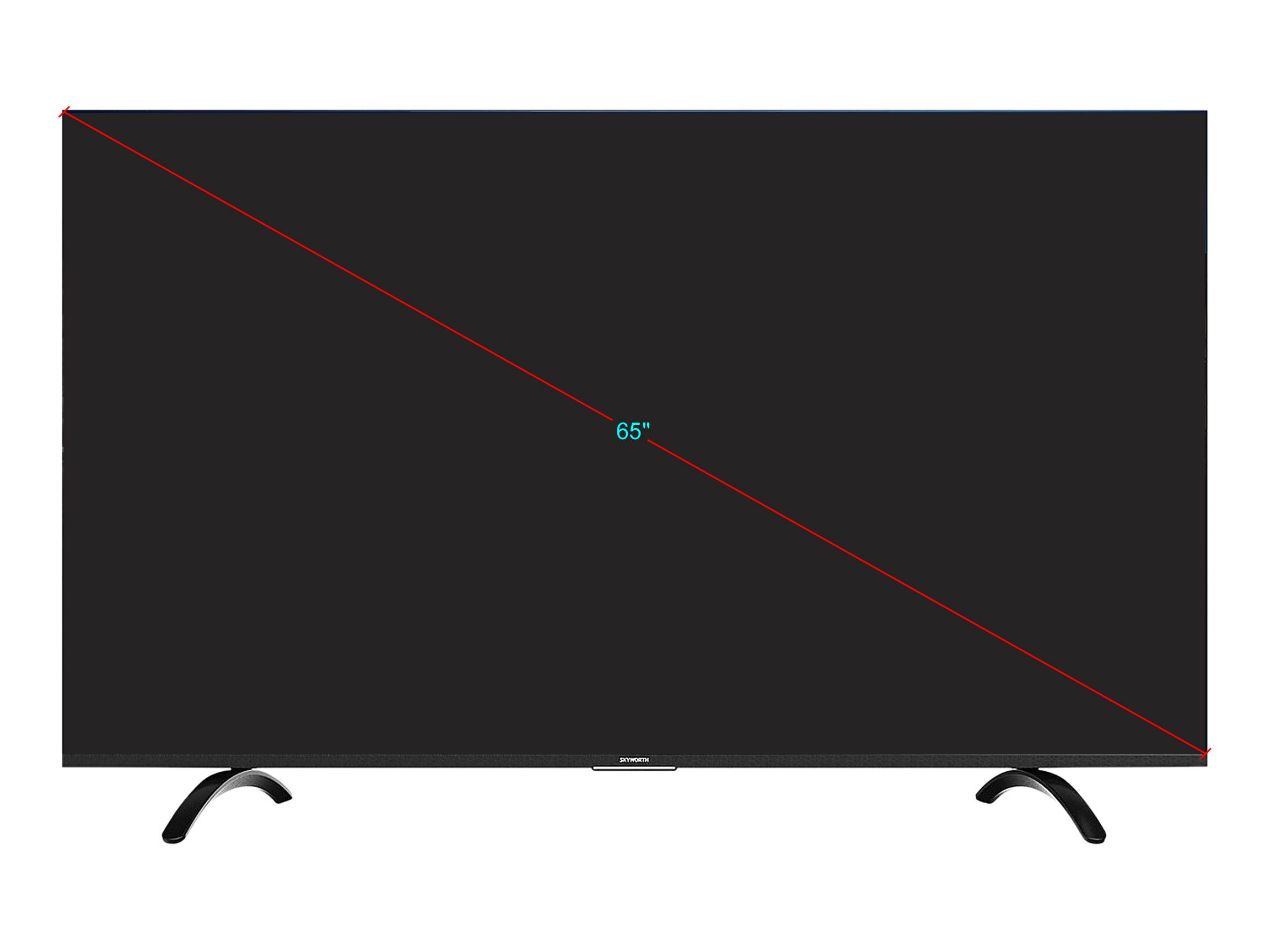 Skyworth Q20300 Series 50" 4K 60Hz DLED Android Smart TV with Voice Remote 50Q20300