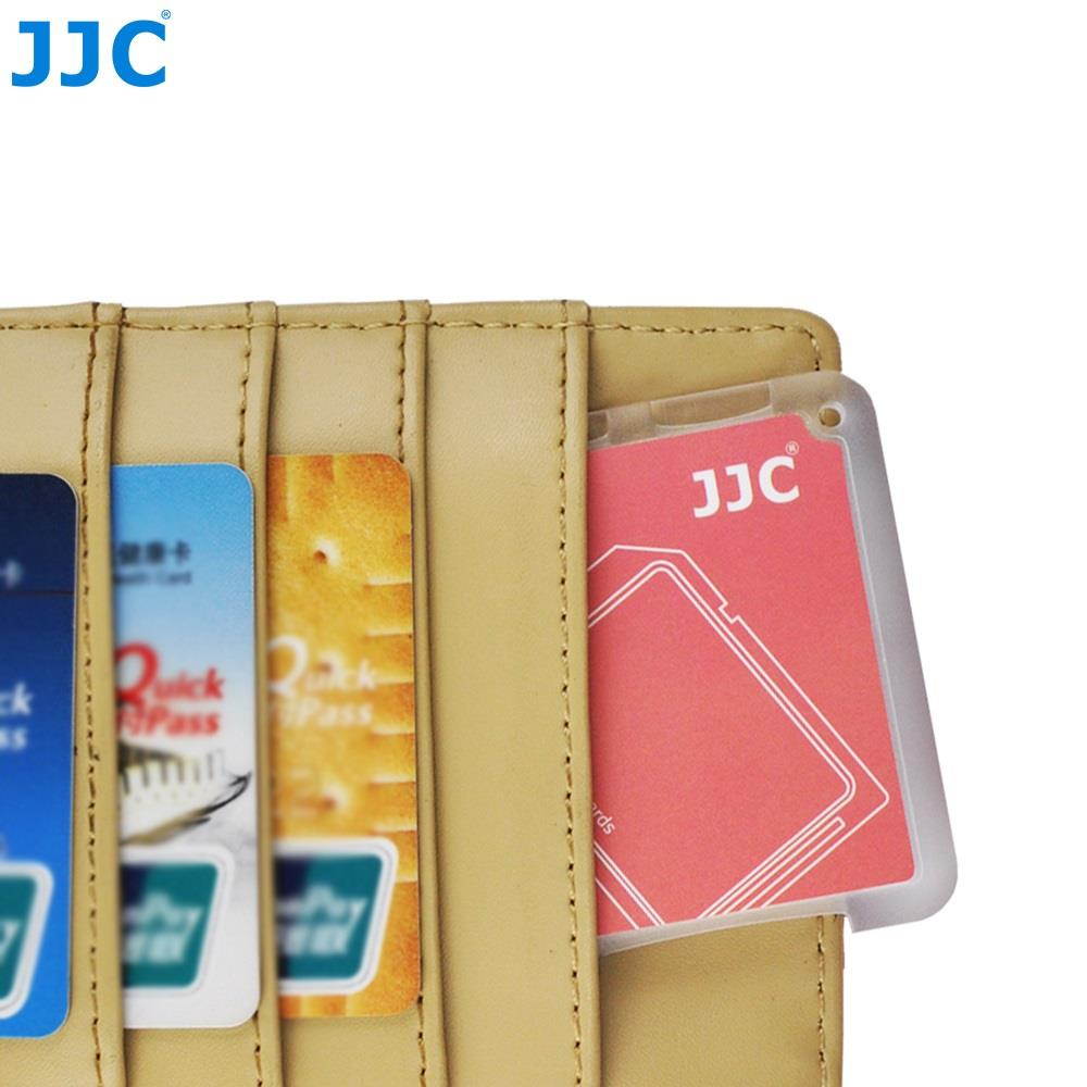 JJC Memory Card Case for 4x microSD + 2x SD Cards - Red Edition - MCH-SDMSD6