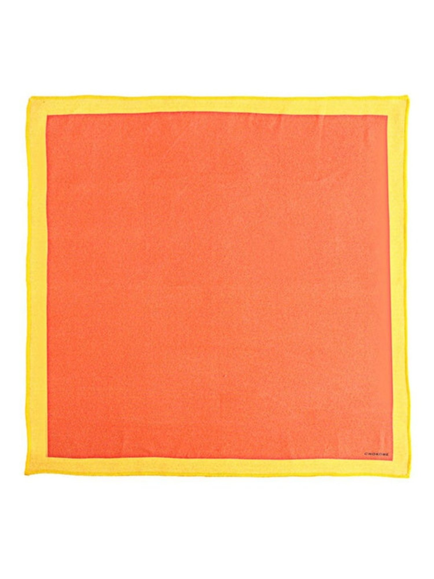 CHOKORE Orange Pocket Square