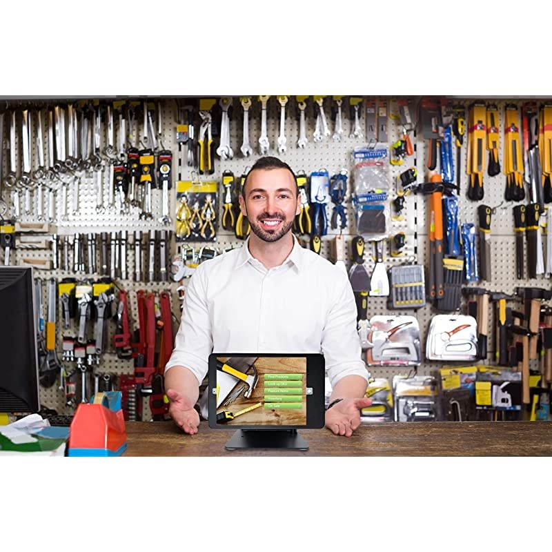 Desktop AntiTheft Stand for iPad 102Inch 7th 8th Gen iPad Air 3 2019 and iPad Pro 105 Black