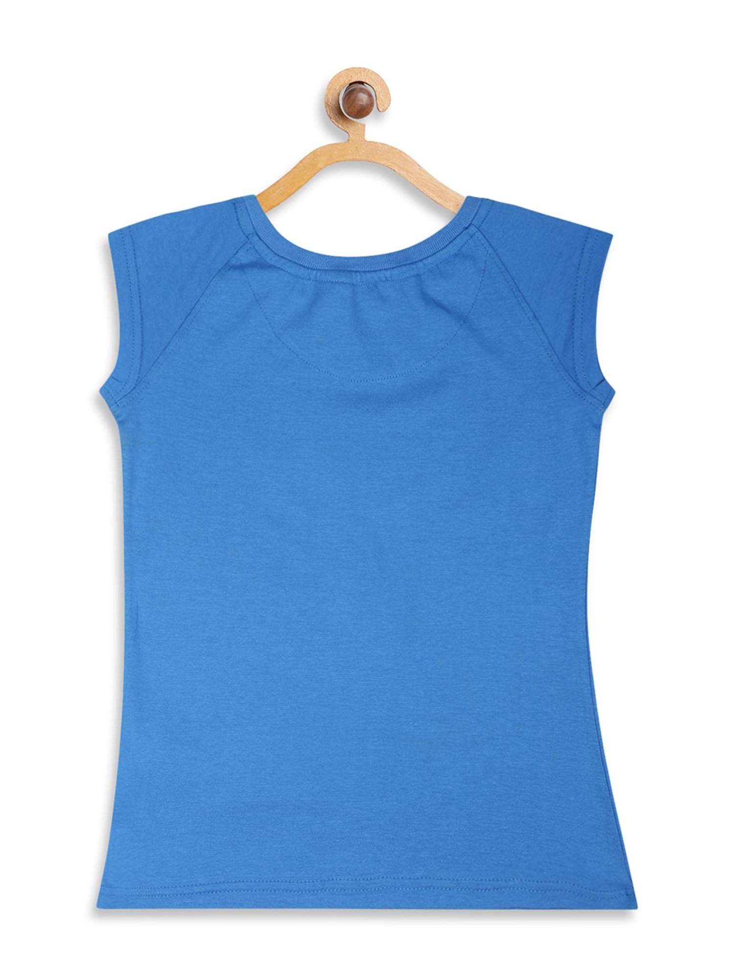 Elle Kids Blue Printed T Shirt