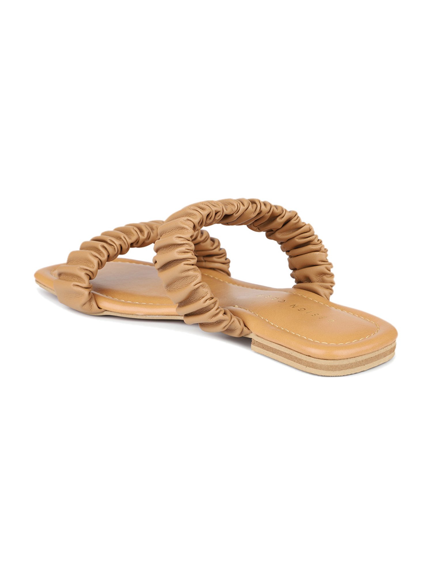 Design Crew Women's Beige Casual Sandals