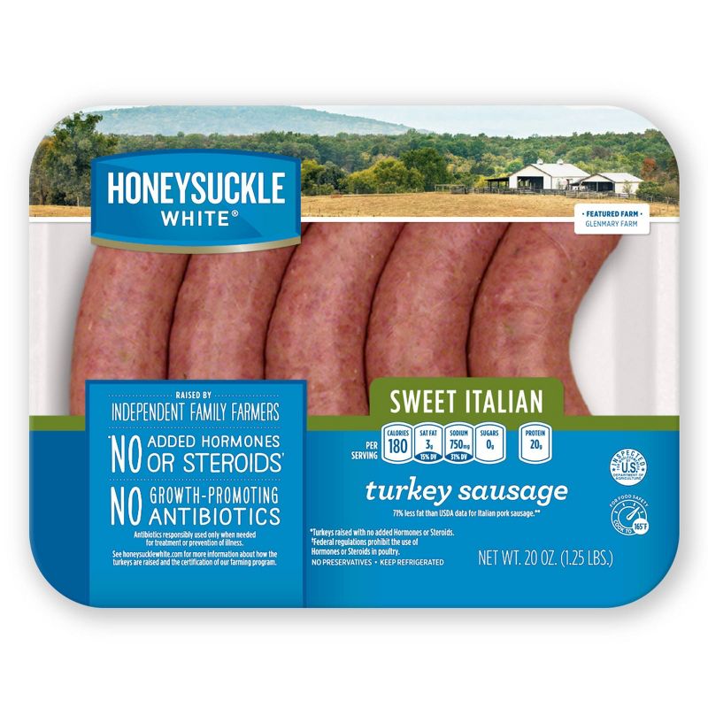 Honeysuckle White Fresh Sweet Italian Turkey Sausage - 20oz/5pk