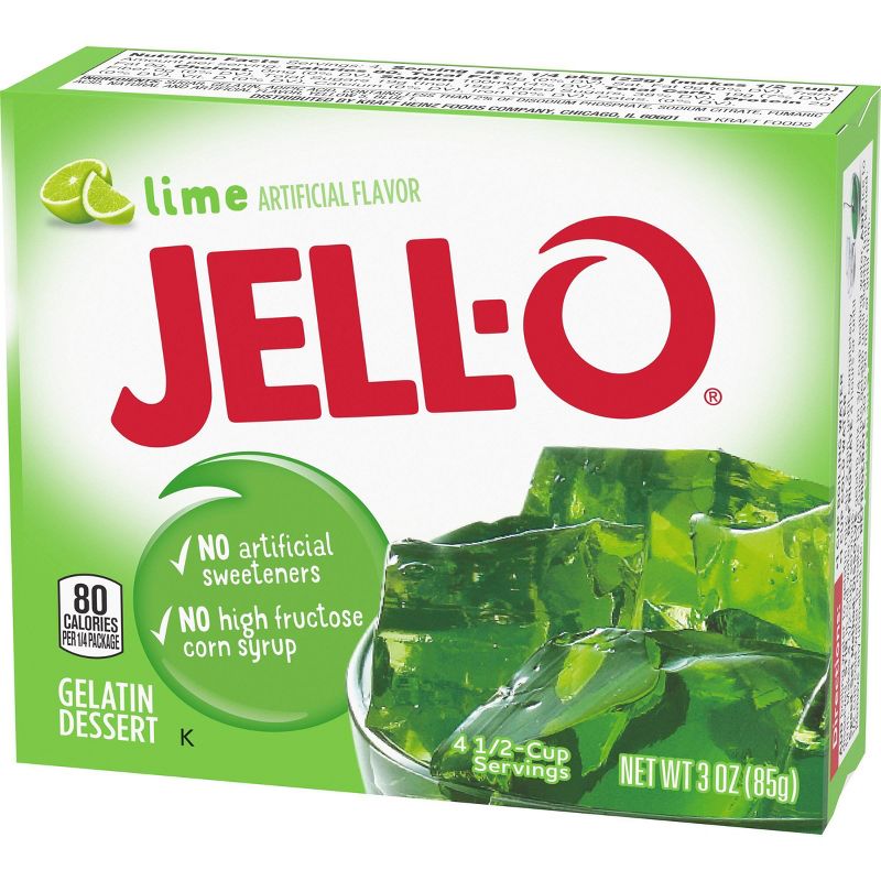 JELL-O Lime Gelatin - 3oz