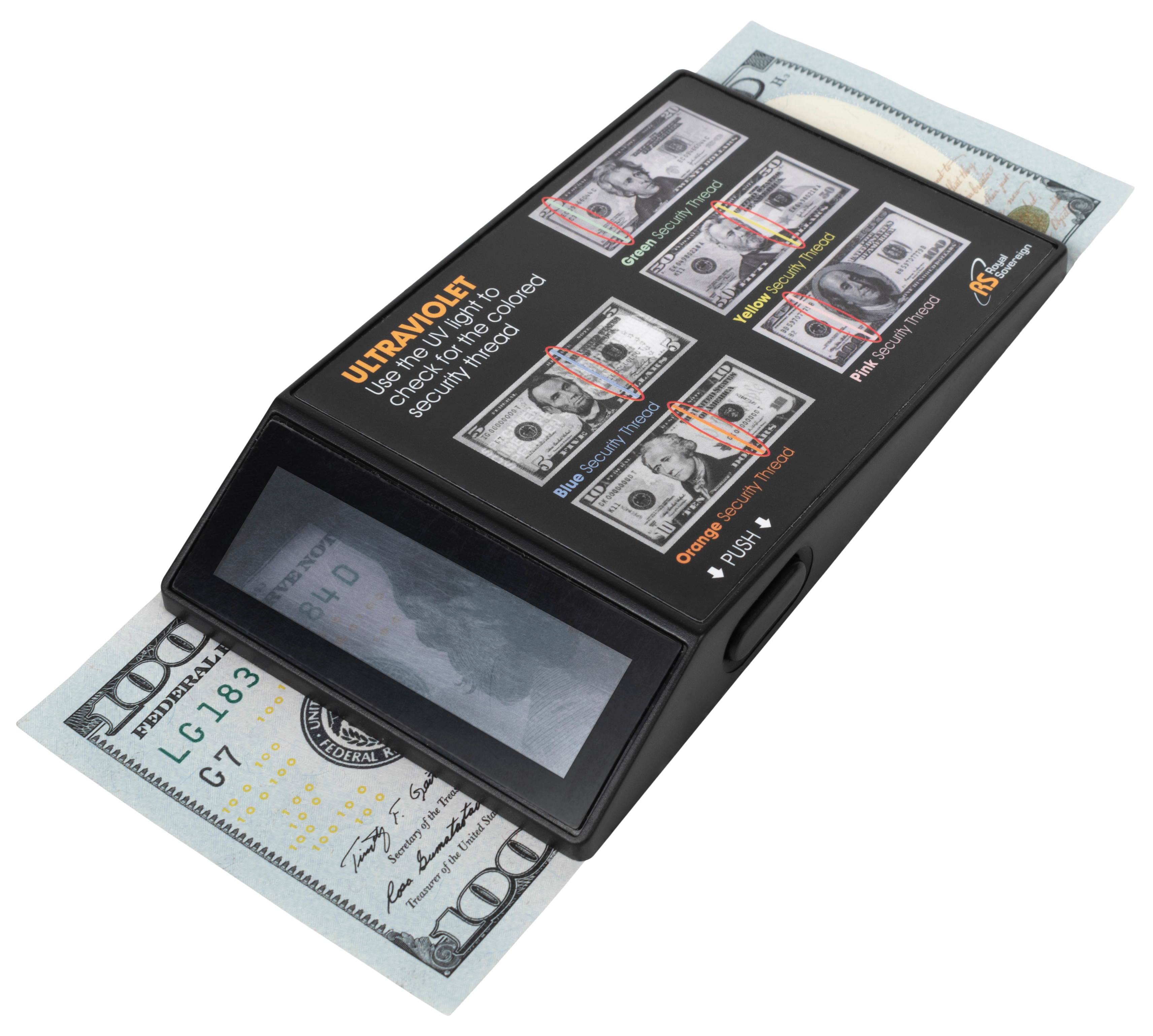 Royal Sovereign RCD-UVP Portable Ultraviolet Counterfeit Detector