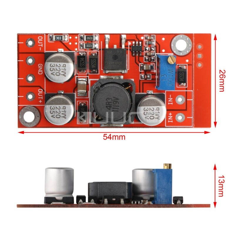 5 PCS/LOT DC Step-Up Converter DC 3~6V to 5~32V 0.3A 5W Adjustable Voltage Regulator DC 12V 24V Power Adapter