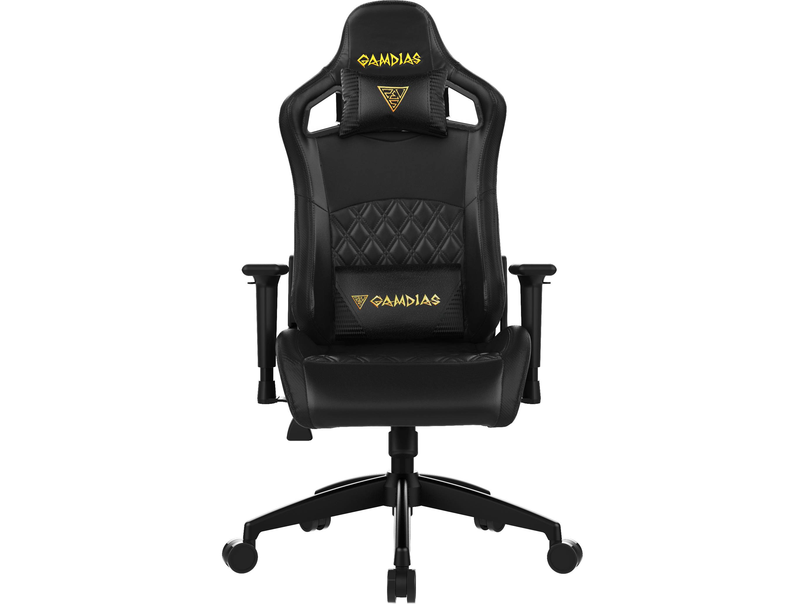 Gamdias APHRODITE EF1 Gaming Chair, PC Computer Racing Seat, High-Back, Height Adjustable, and Adjustable Arm Rest (BLACK)