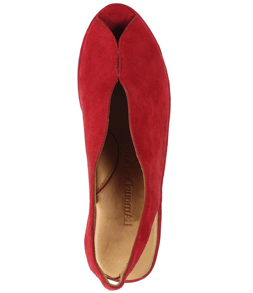 L'Amour Des Pieds Odetta Suede Slingback Pumps
