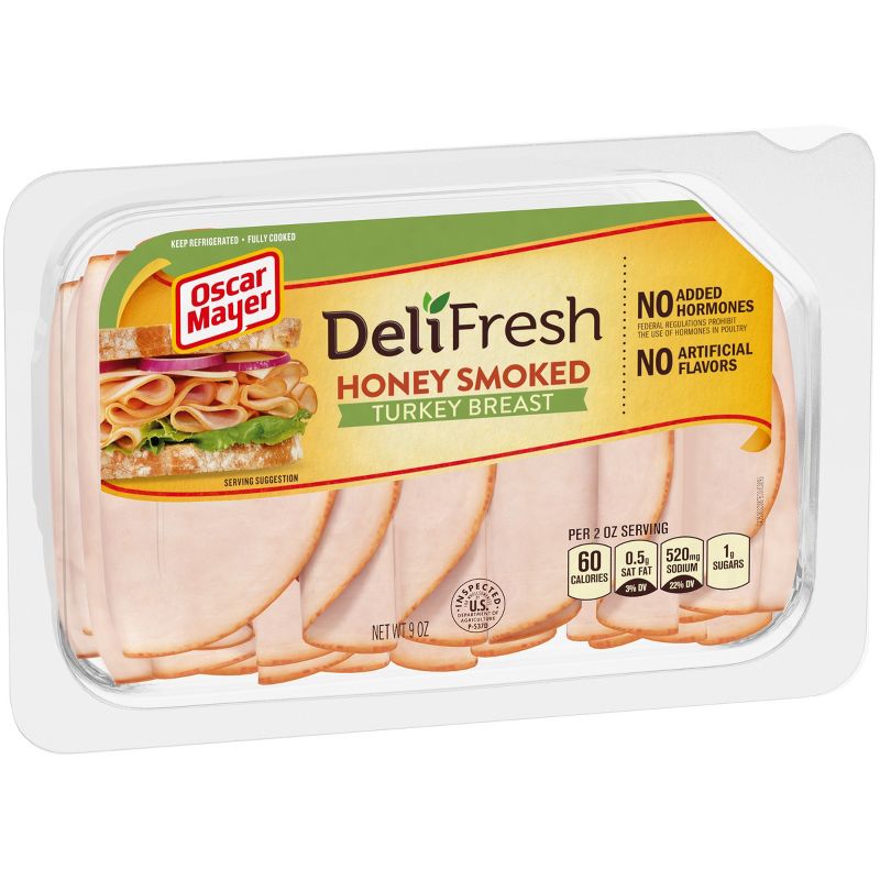 Oscar Mayer Deli Fresh Honey Smoked Turkey Breast - 9oz
