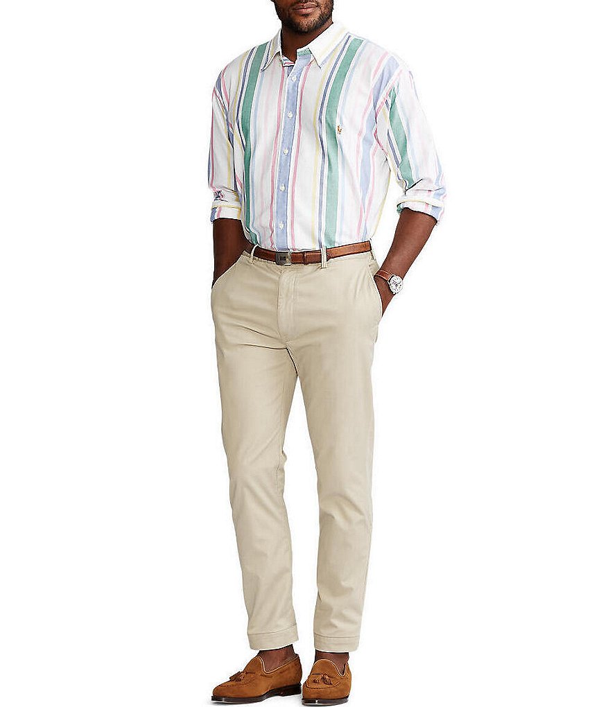 Visconti Big & Tall Abstract Print Long-Sleeve Woven Shirt