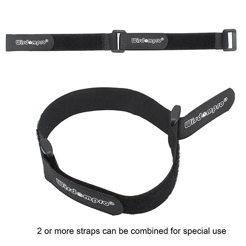 16 Pack Mixed Size Hook and Loop Reusable Fastening Cable Straps Tie Reusable Durable Functional Ties to Keep Your Home Office Workspace from Tangled Messes of Cords