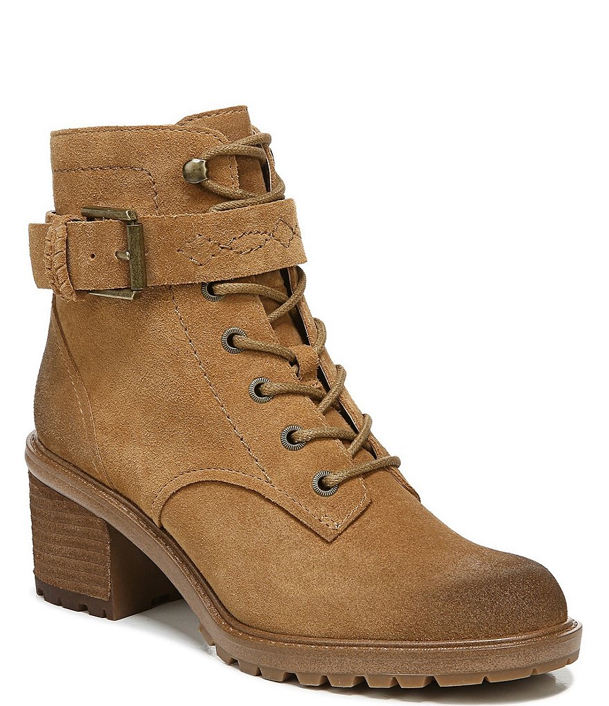 Zodiac Gemma Suede Lug Sole Booties