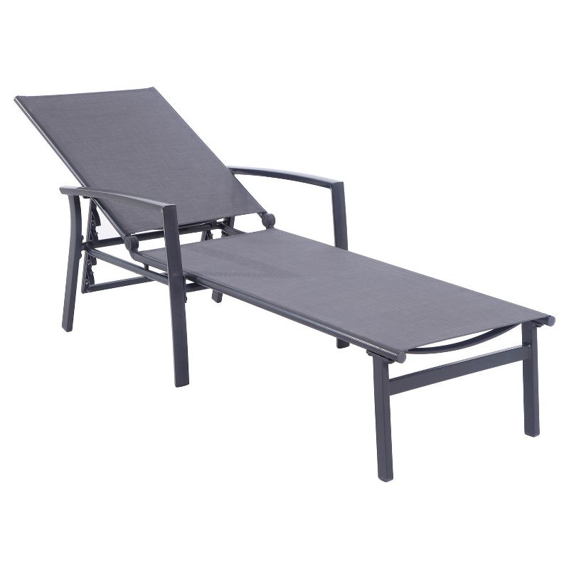 Nova Chaise Lounge - Gray - Hanover