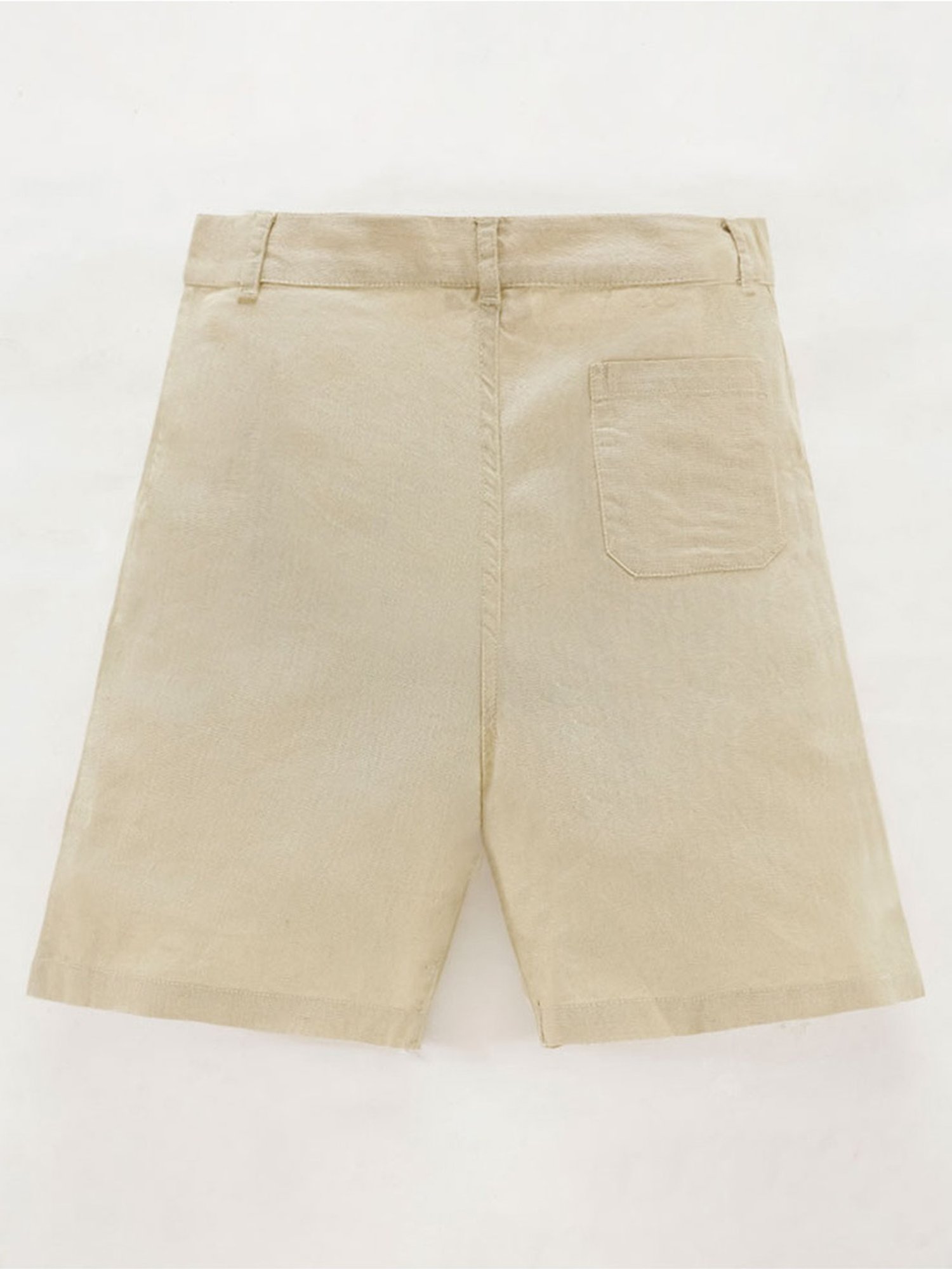 Edheads Kids Beige Cotton Regular Fit Shorts