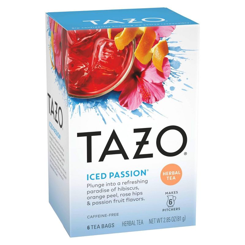 Tazo Iced Passion Herbal Tea - 6ct