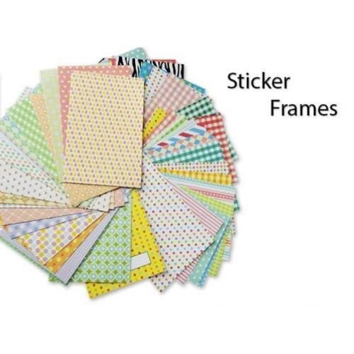 Fujifilm INSTAX Mini Instant Film 4 Pack 40 SHEETS (White) For Fujifilm Mini 8 Cameras Bundled with custom instax FRAME STICKERS and Quality Photo Microfiber Cloth for mini 8 lens