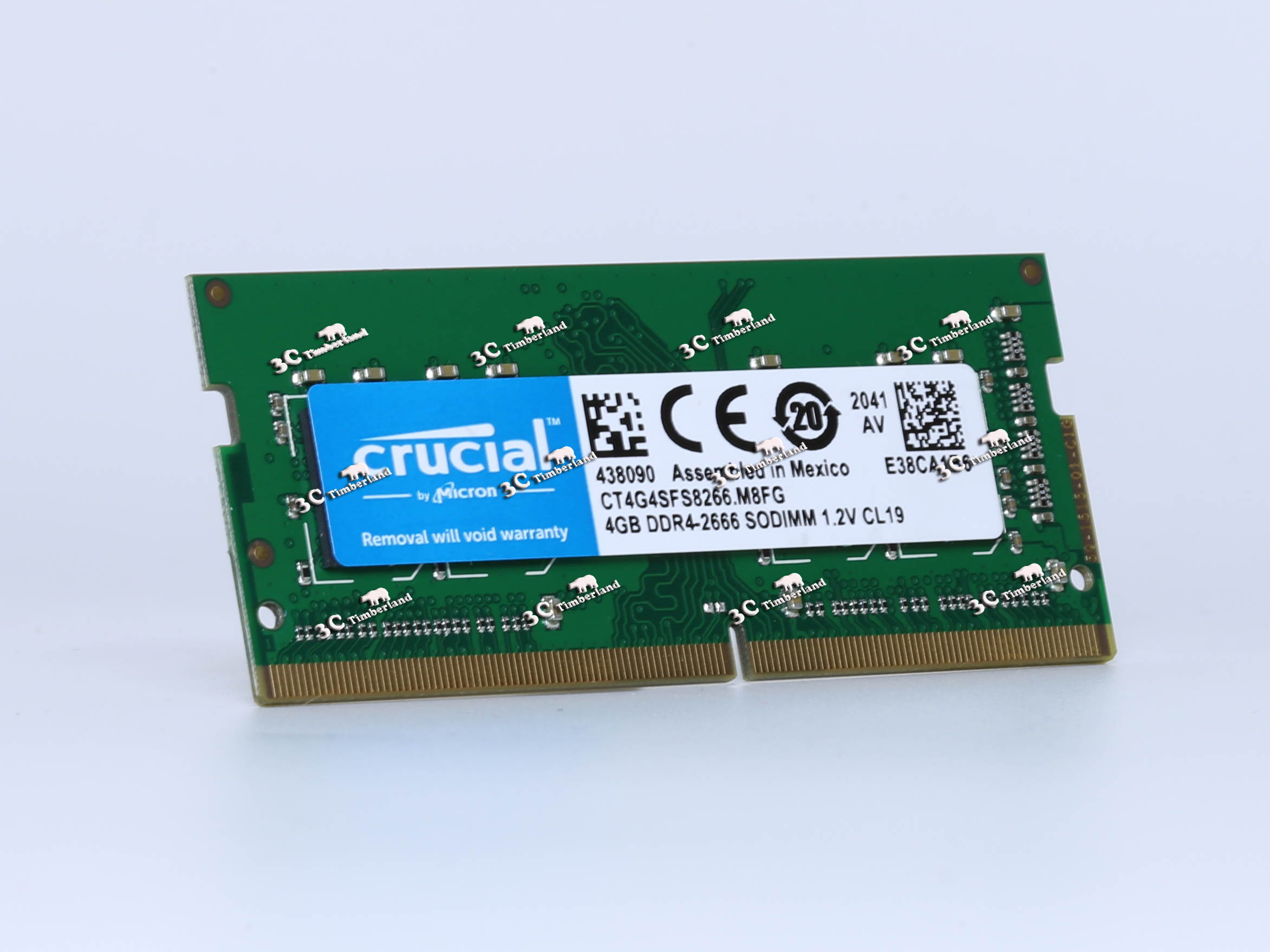 Crucial 4GB Single DDR4 2666 MT/s (PC4-21300) CL19 x8 SODIMM 260-Pin Memory - CT4G4SFS8266