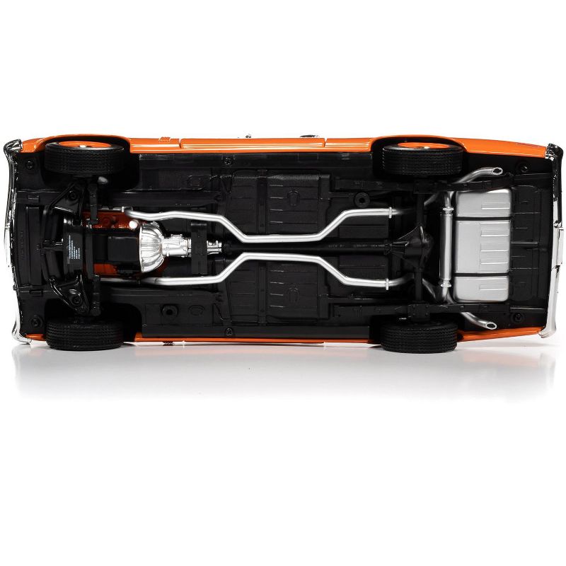 1970 Chevrolet Nova SS 396 Hugger Orange 1/18 Diecast Model Car by Autoworld
