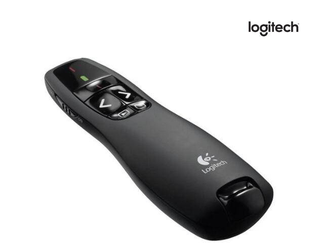 Logitech Presenter R400 Wireless USB 2.4Ghz Receiver PPT Presenter Green Laser