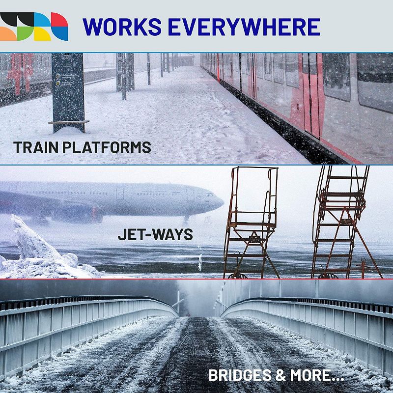 Safe Paw Thaw Industrial Strength Salt Free Pet Safe Snow Ice Melter and Traction Agent for Concrete, Asphalt, Decks, Lawns, and More, 43 Pound Bag