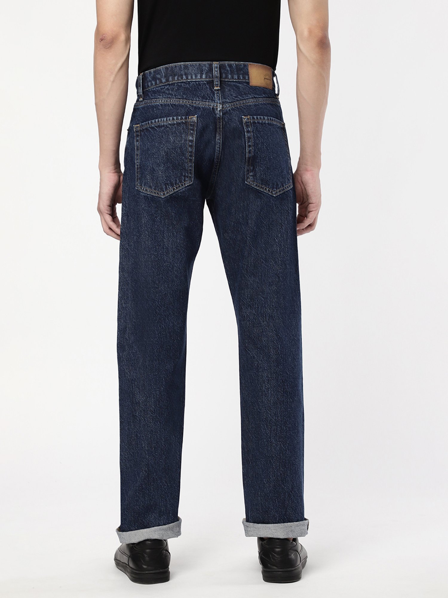 Passion Blue Regular Fit Lightly Washed Jeans