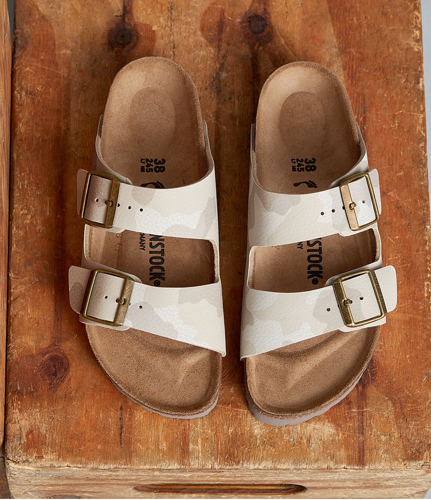 Birkenstock Women's Arizona Camo Double Buckle Strap Sandals