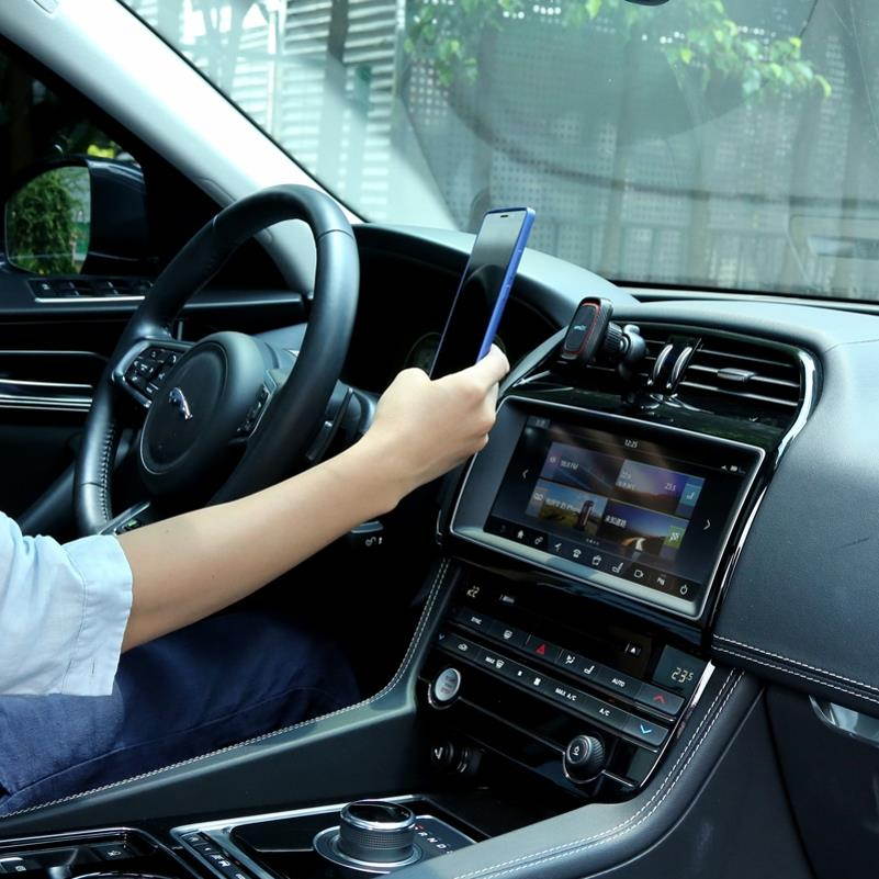 Premium Magnetic Car Mount Air Vent Louver Holder Stand Swivel Dock Extra Strong Magnets Black K8P for Ipod Touch 4th Gen 5 - Google Pixel 2 XL - HTC 10, Bolt, U11 - Huawei Mate 10, P10 P9